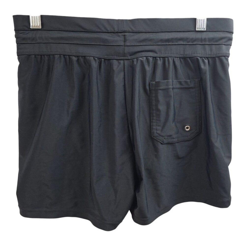 Free Country Black Swim Shorts Drawstring Waist Womens Size M (8/10) - Picture 9 of 10